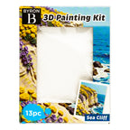 Byron 3D Relief Painting Set Sea Cliff