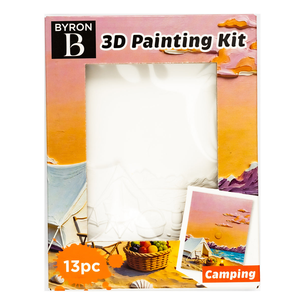 Byron 3D Relief Painting Set Camping