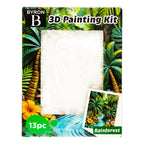 Byron 3D Relief Painting Set Rainforest