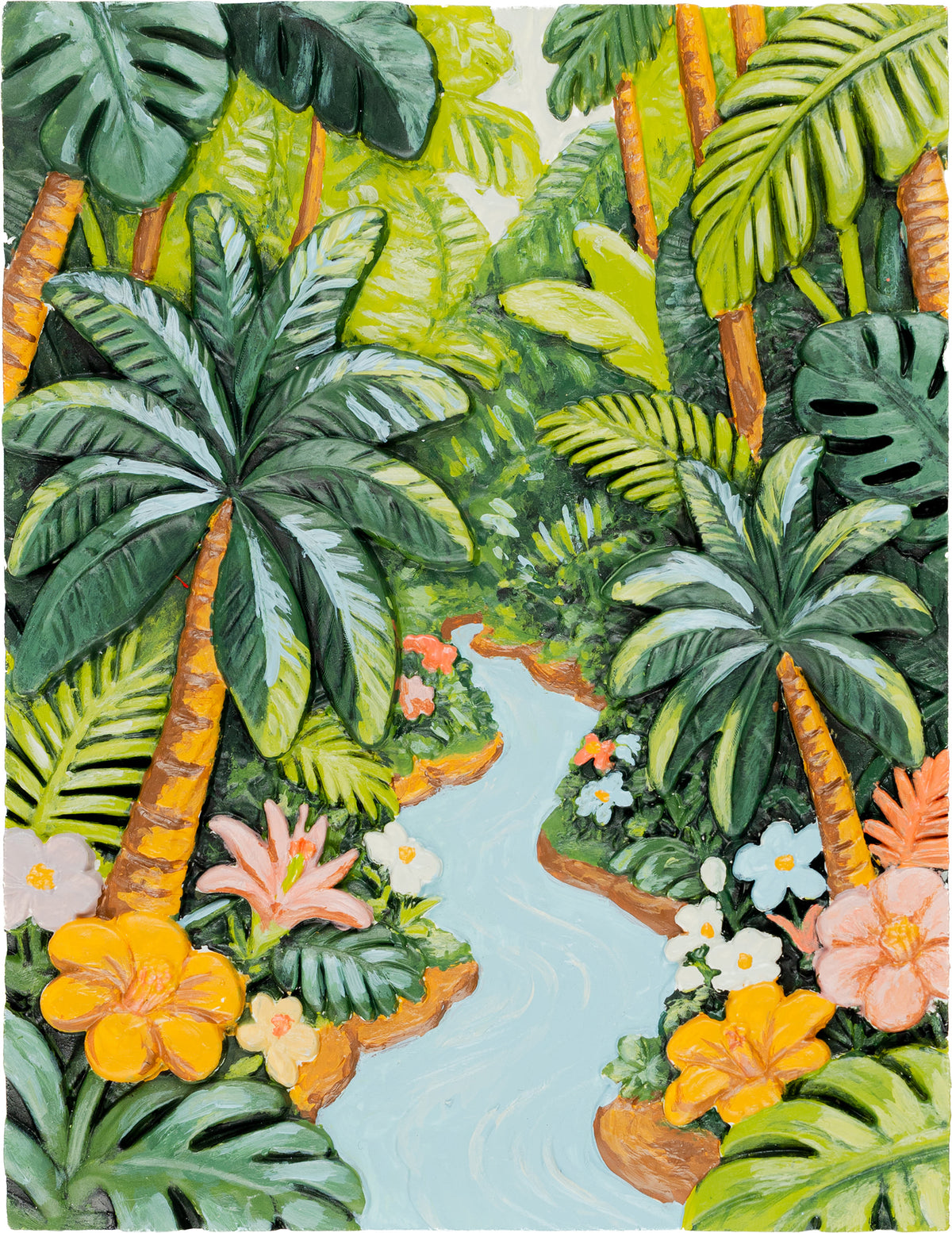 Byron 3D Relief Painting Set Rainforest