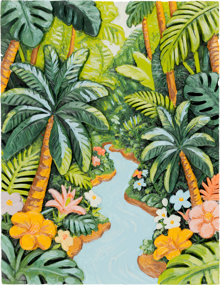 Byron 3D Relief Painting Set Rainforest