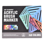 Eckersley's Exclusive Art Rangers Acrylic Brush Marker Set 48