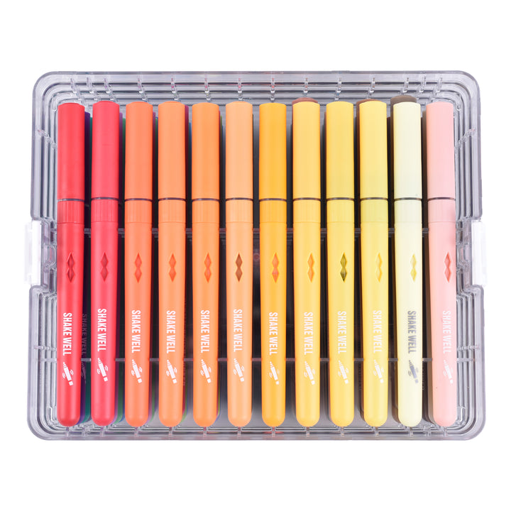 Eckersley's Exclusive Art Rangers Acrylic Brush Marker Set 48