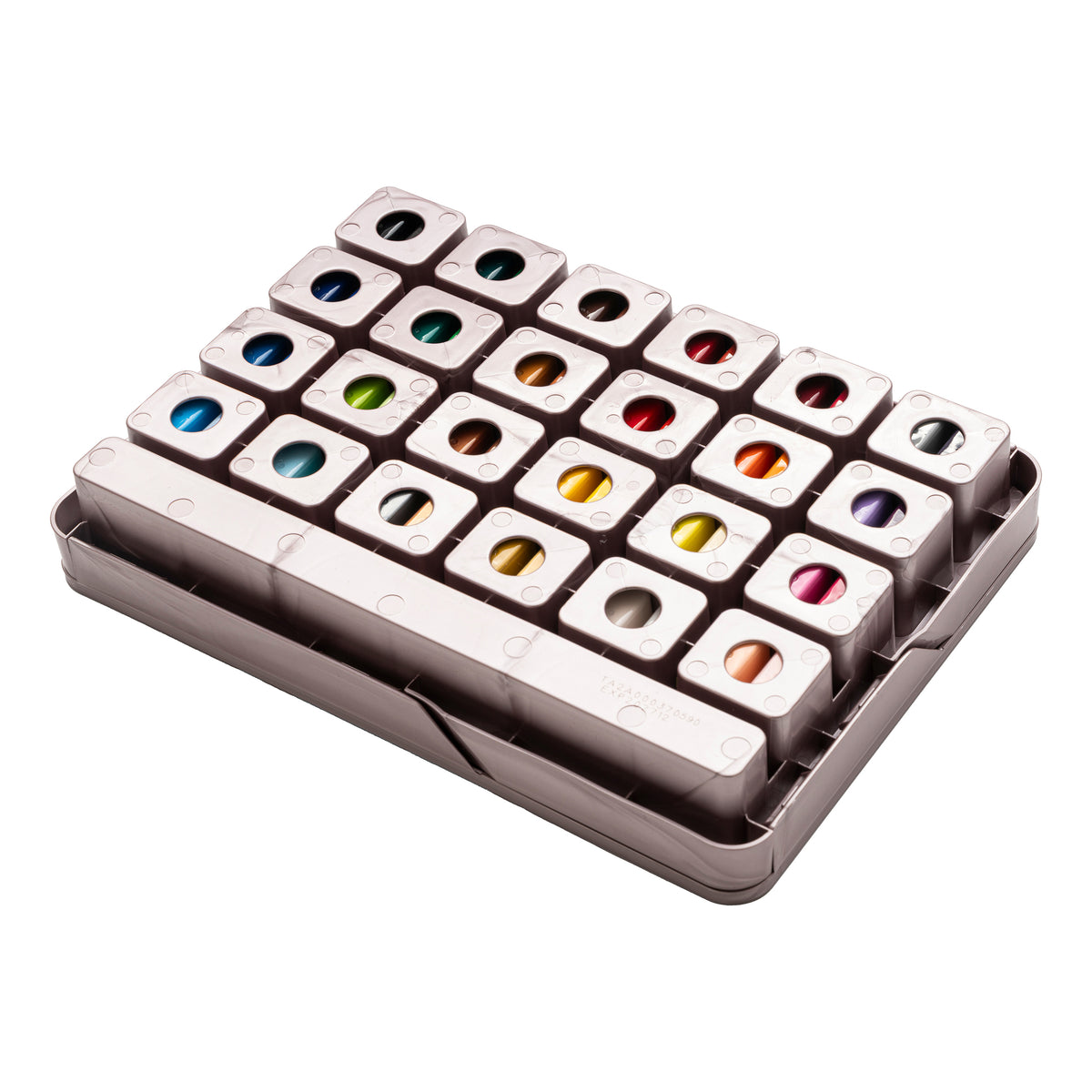 HIMI Twin Cup Jelly Acrylic Paint Set 48 Colours (Pink Metallic Case)