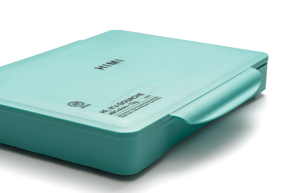 HIMI Twin Cup Gouache Paint Set 48 Colours (Green Case)