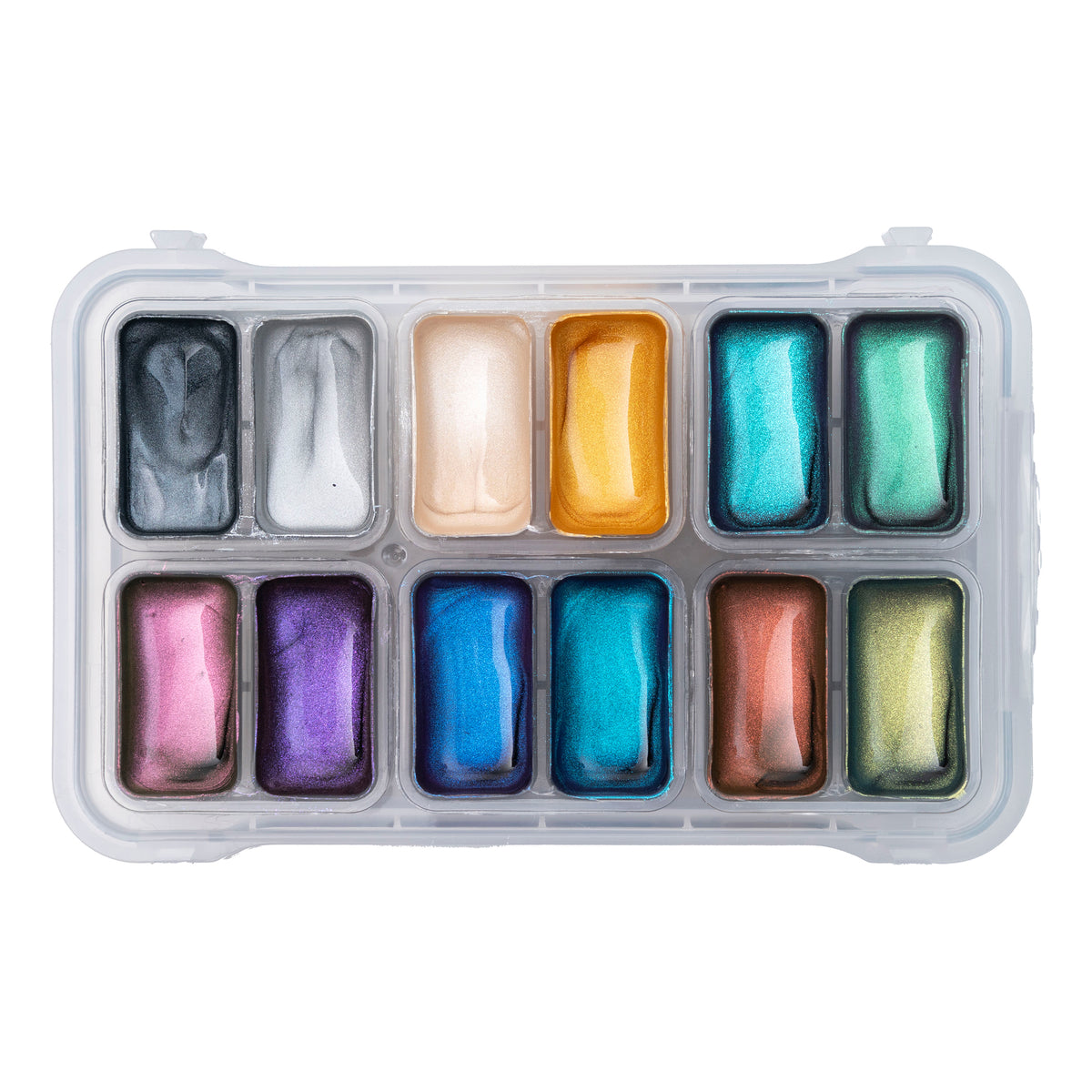 HIMI Twin Cup Gouache Paint Set 12 Cham Colours