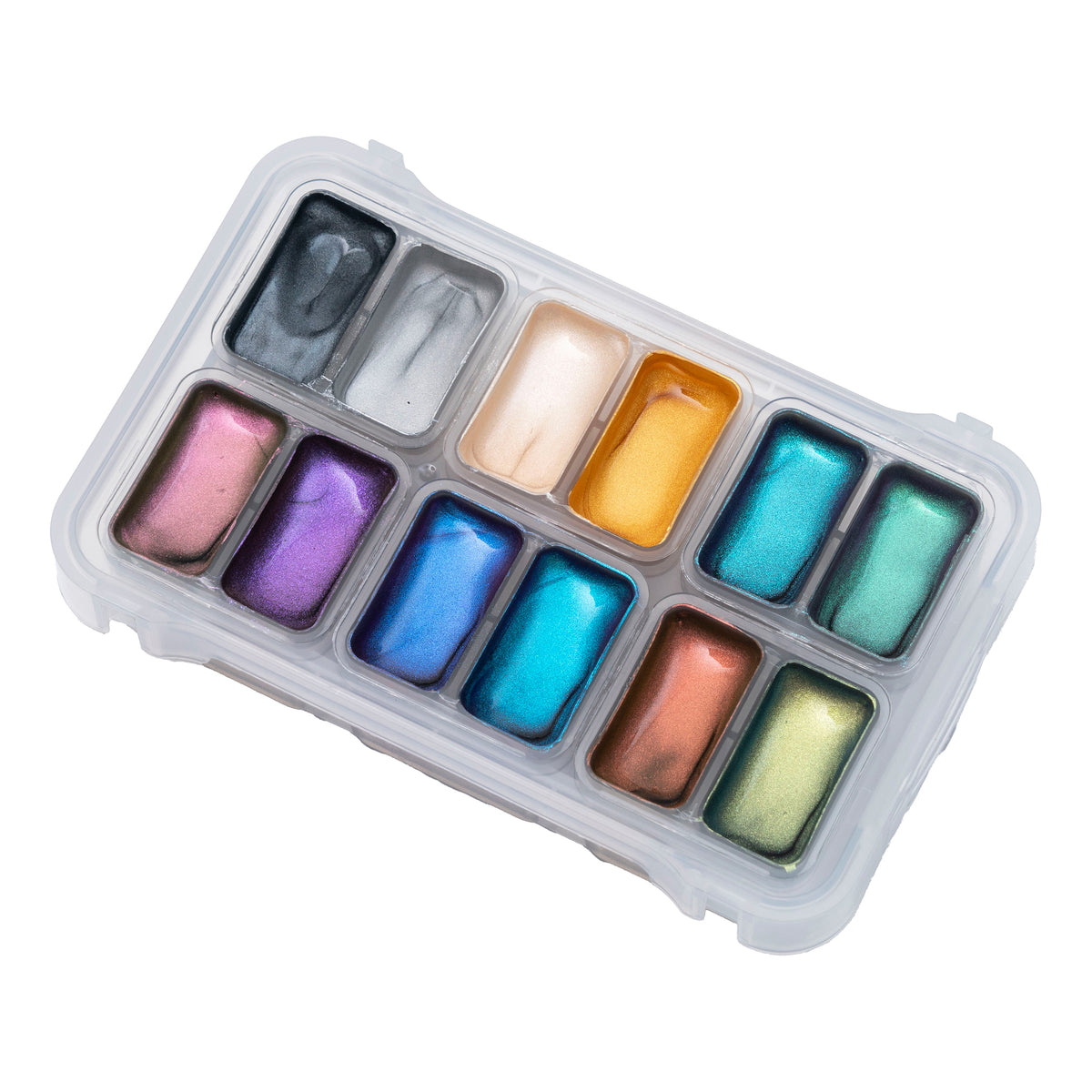 HIMI Twin Cup Gouache Paint Set 12 Cham Colours