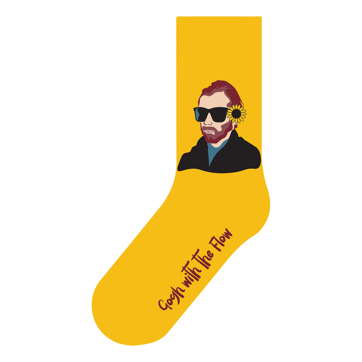 da Feetci Socks Gogh With The Flow