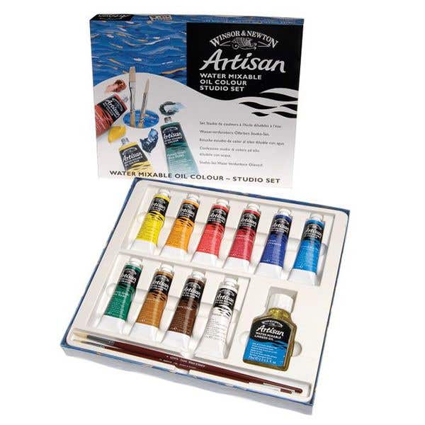 Winsor & Newton Artisan Water Mixable Oil Colour Studio Set