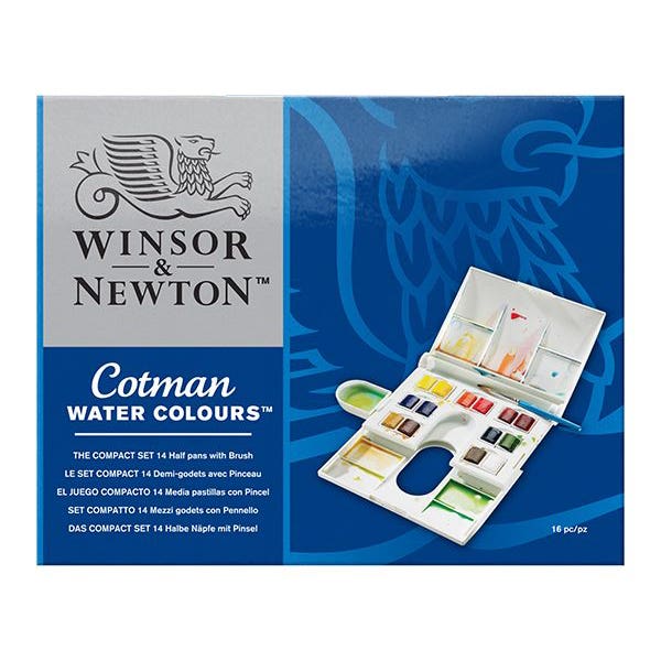 Winsor & Newton Cotman Watercolour Half Pan Compact Set
