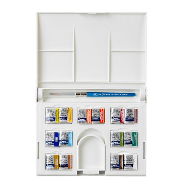 Winsor & Newton Cotman Watercolour Half Pan Compact Set