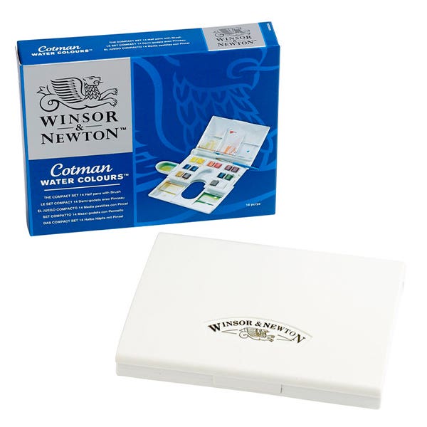 Winsor & Newton Cotman Watercolour Half Pan Compact Set