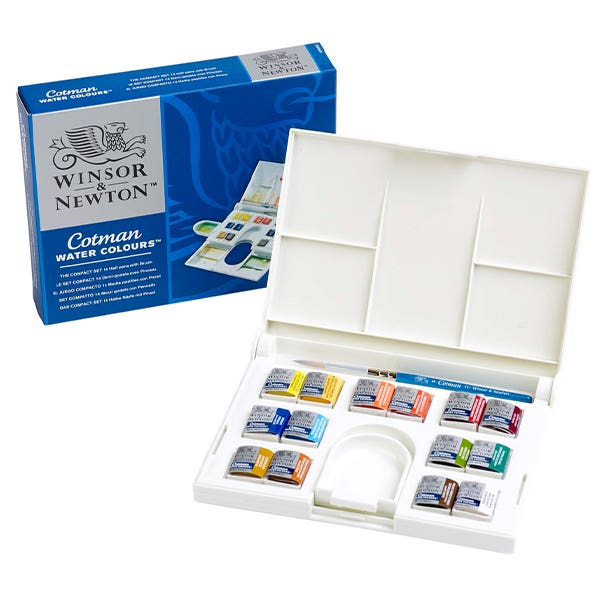 Winsor & Newton Cotman Watercolour Half Pan Compact Set