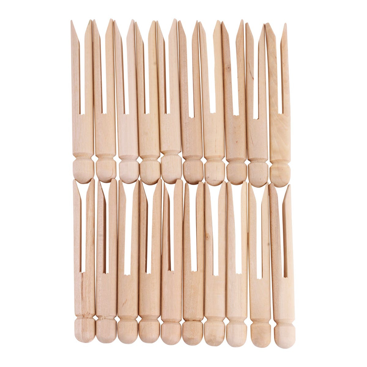 Jasart Wooden Dolly Pegs Pack 24