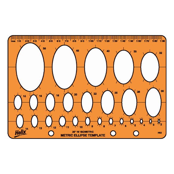 Helix Ellipse Template