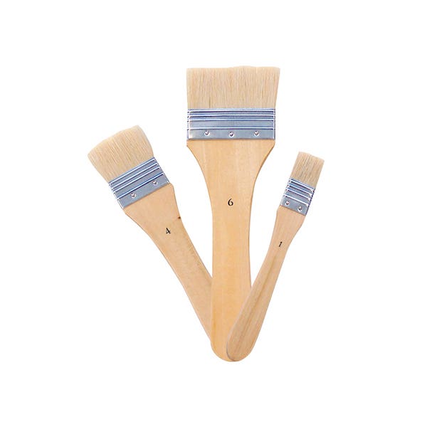 Jasart Flat Hog Bristle Brushes Series 713
