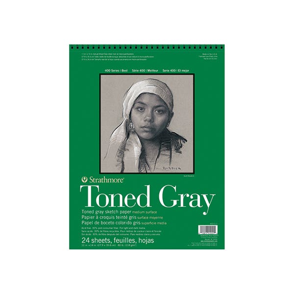 Strathmore Series 400 Wire Bound Toned Sketch Pads
