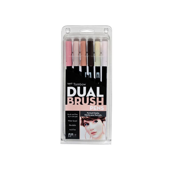 Tombow Dual Brush Pen Sets of 6