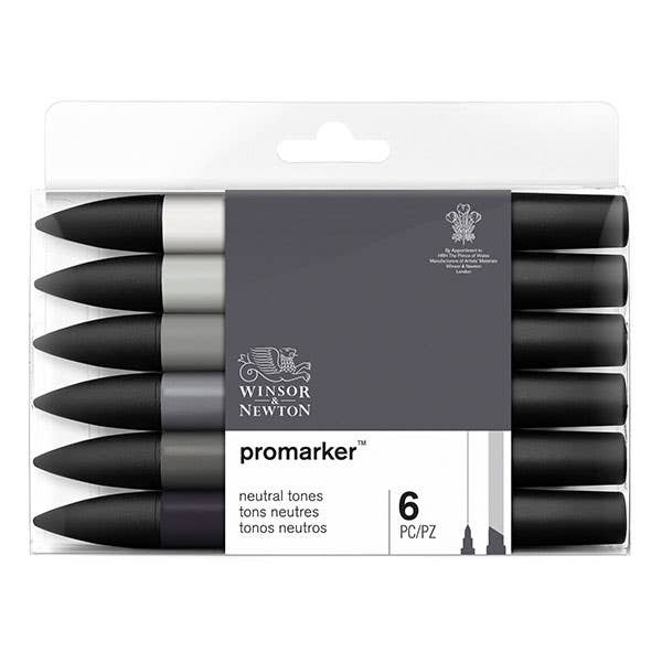 Winsor & Newton ProMarker Sets of 6