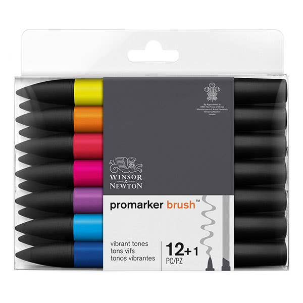 Winsor & Newton BrushMarker Sets of 12