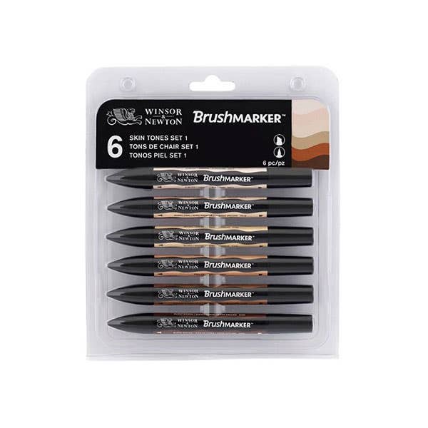 Winsor & Newton BrushMarker Sets of 6