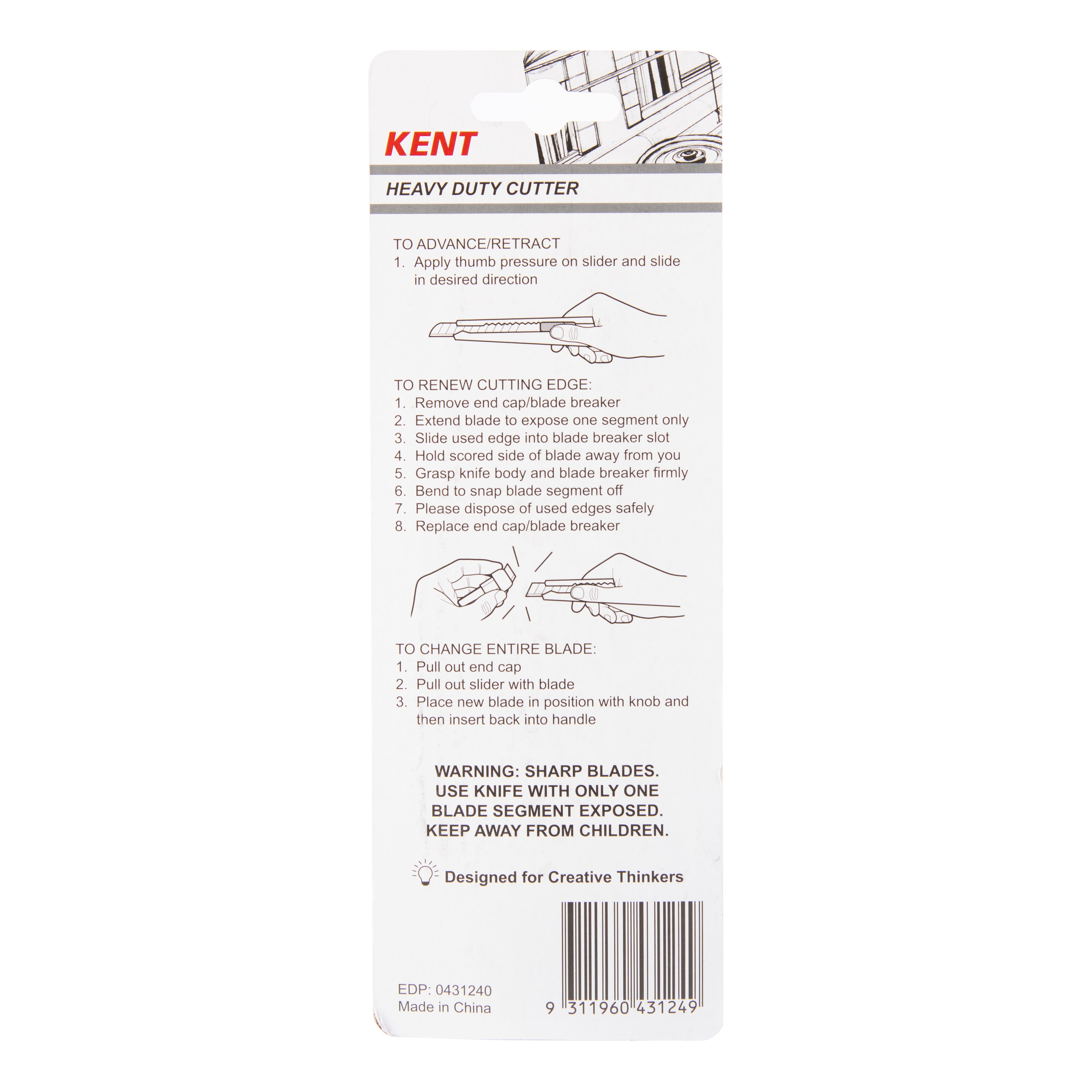 Kent Heavy Duty Cutter Knife