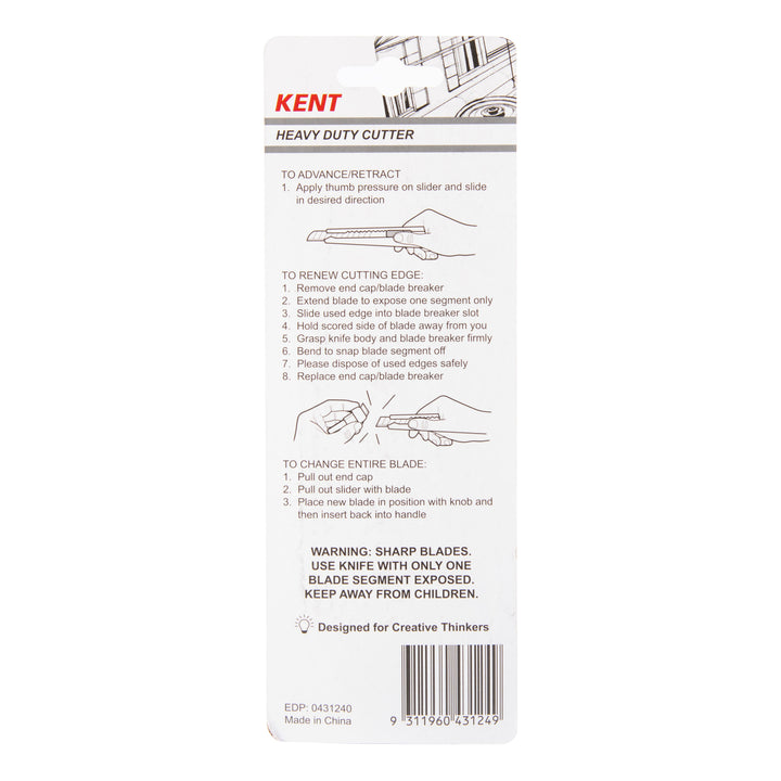 Kent Heavy Duty Cutter Knife