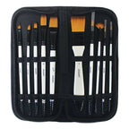 Jasart Pearl White Synthetic Brush Wallet Sets