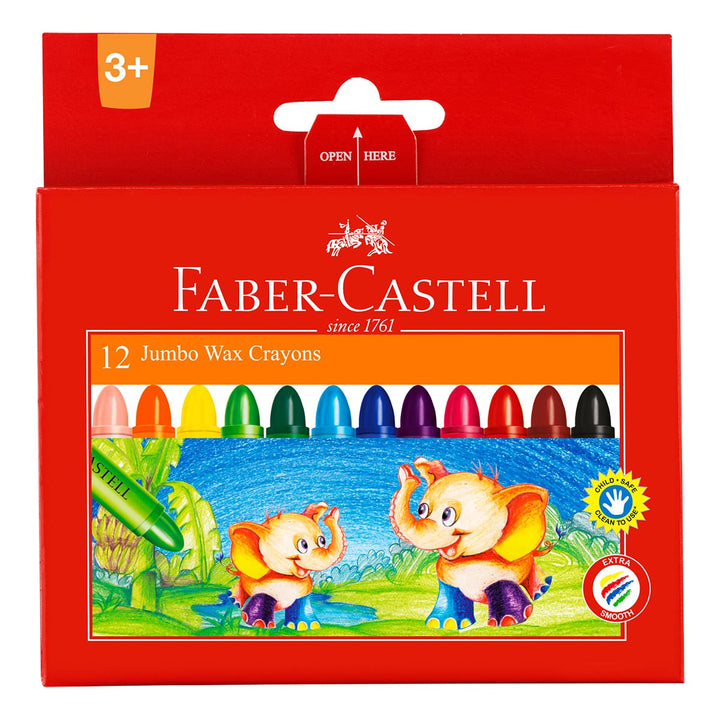 Faber-Castell Jumbo Crayons Set 12
