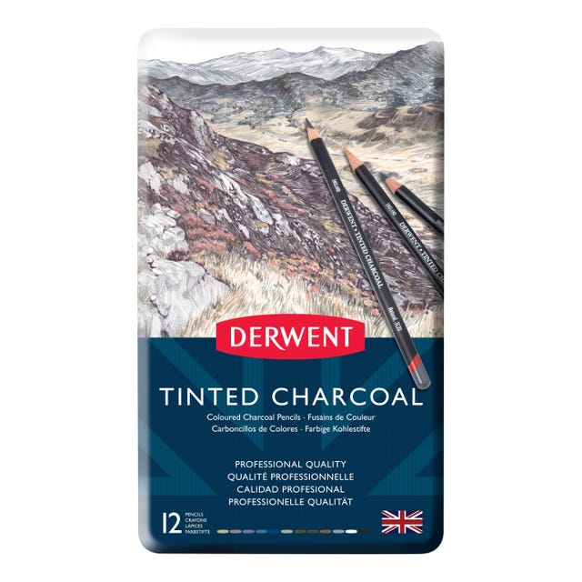 Derwent Tinted Charcoal Pencil Sets