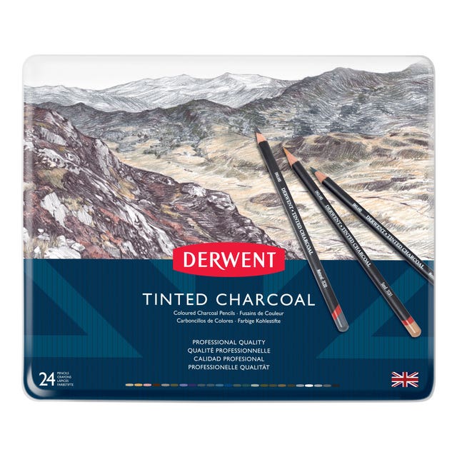 Derwent Tinted Charcoal Pencil Sets