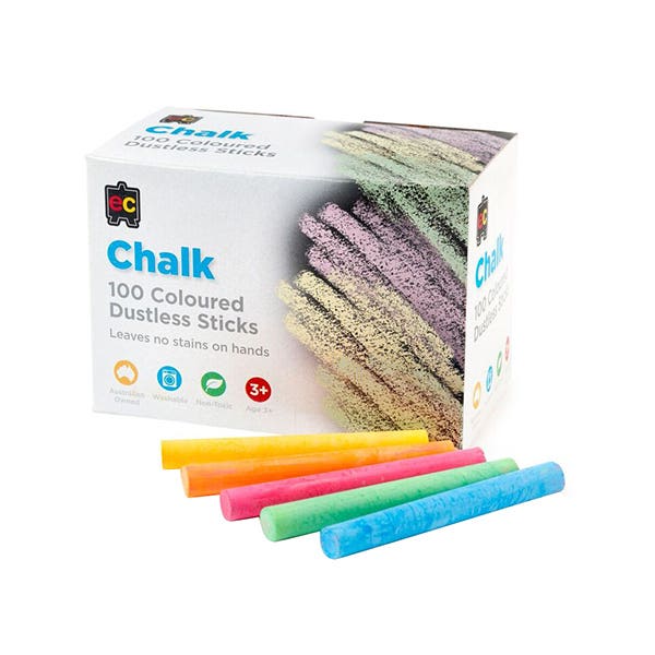EC Dustless Economy Classroom Chalks