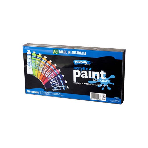 Derivan Student Acrylic Paint Set
