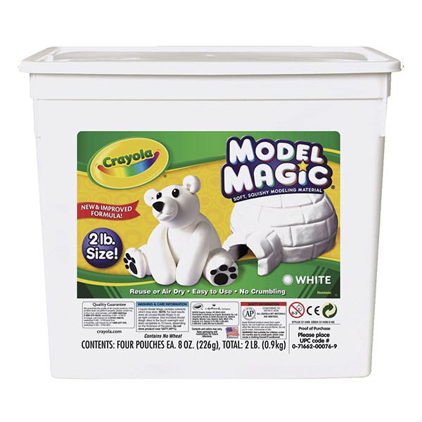 Crayola Model Magic White Bucket