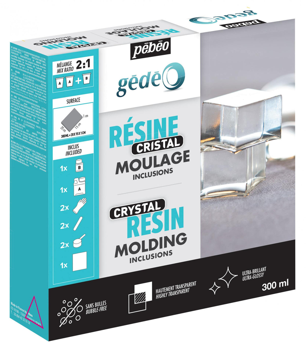 Pebeo Gedeo Clear Crystal Resin Kits