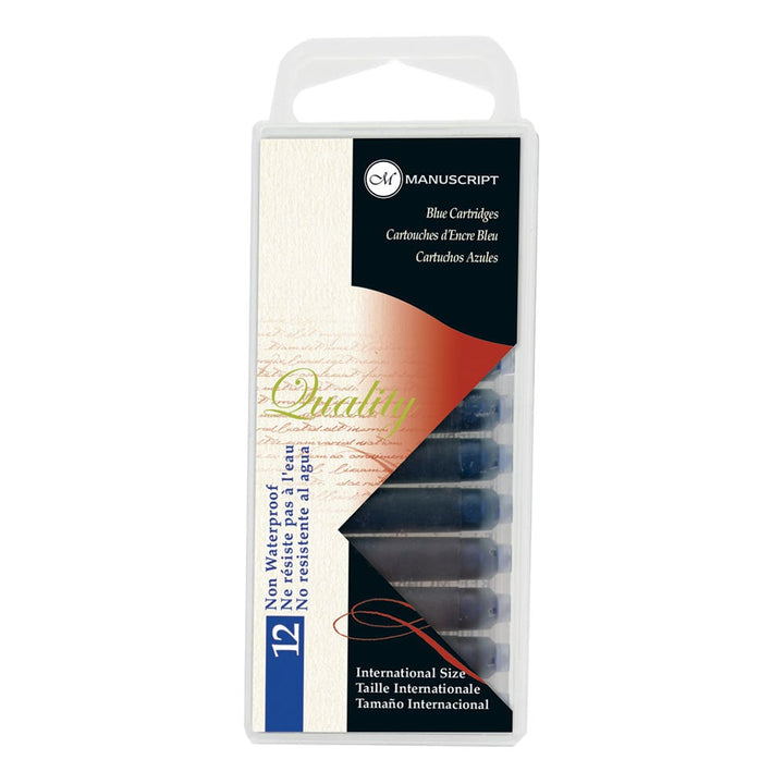 Manuscript Nib Ink Cartridge Pack of 12