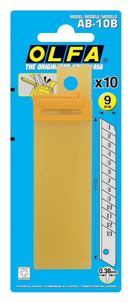 Olfa AB 9mm Snap Blades Pack