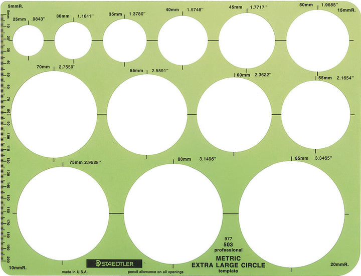 STAEDTLER Circle Templates