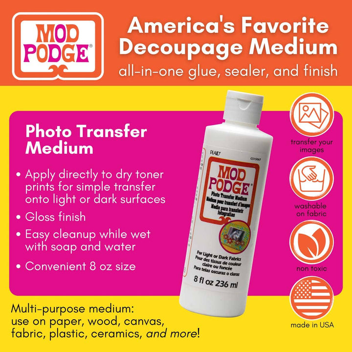 Mod Podge Photo Transfer Mediums