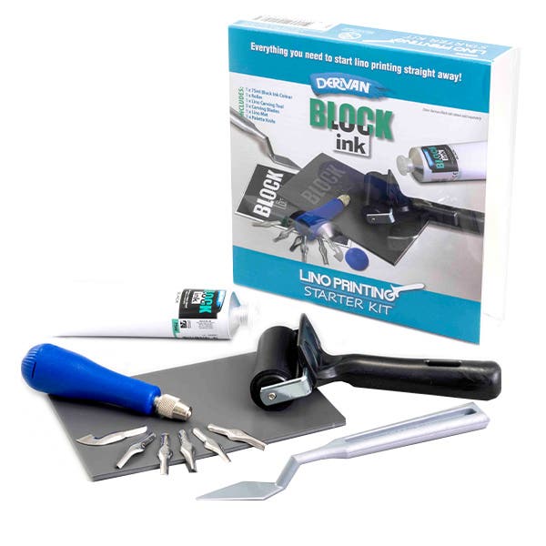 Derivan Block Ink Lino Printing Kit