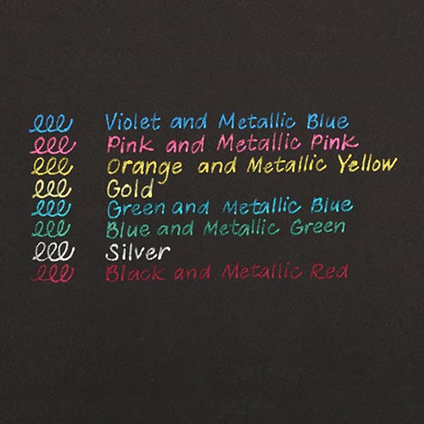 Pentel Hybrid Dual Metallic Gel Pens