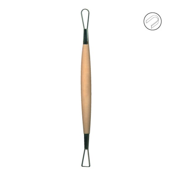 Clay Double Ended Ribbon Carving Tools