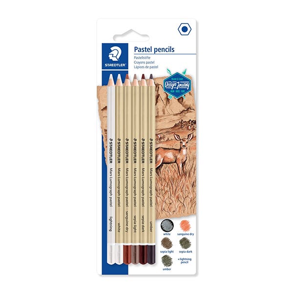STAEDTLER Mars Lumograph Pastel Pencil Set