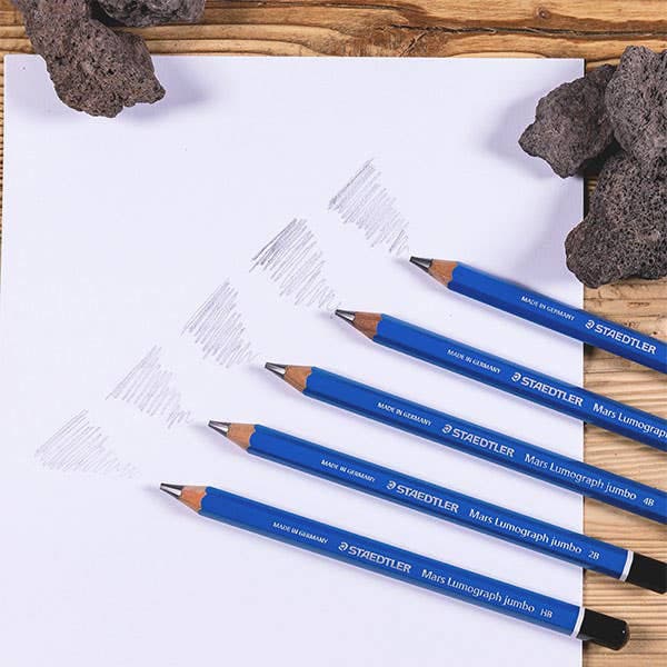 STAEDTLER Mars Lumograph Jumbo Pencils