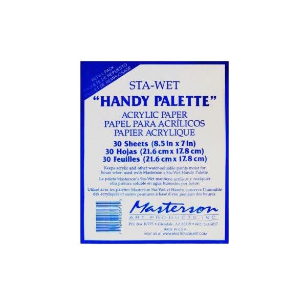 Masterson STA-Wet Handy Palette Paper Refill