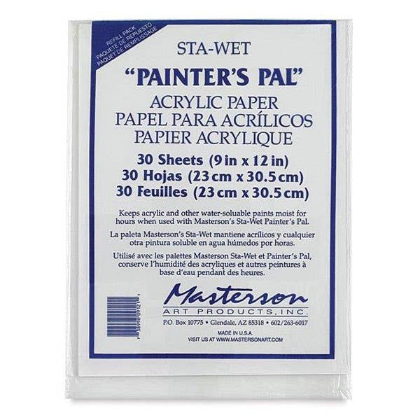 Masterson STA-Wet Painters Pal Acrylic Paper Refill Pack