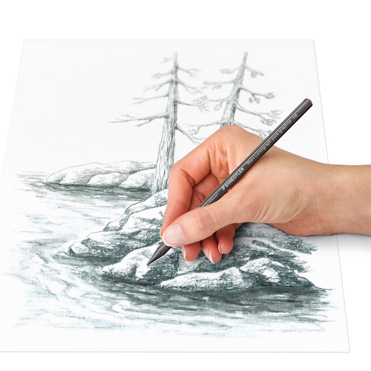 STAEDTLER Mars Lumograph Pure Graphite Pencil Set