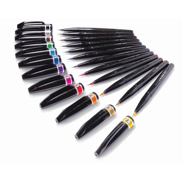 Pentel Artist Brush Sign Pens