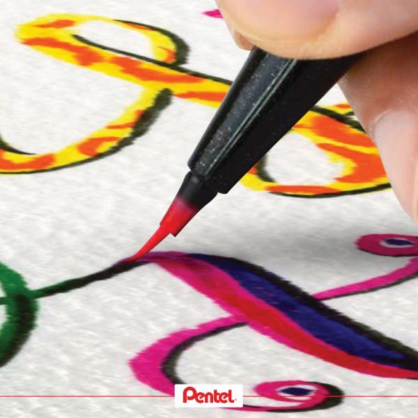 Pentel Artist Brush Sign Set of 6