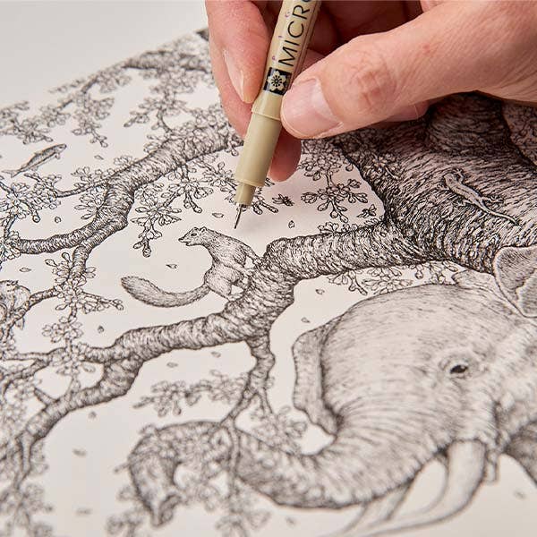 Sakura Pigma Micron Fineliner Pen Black Sets